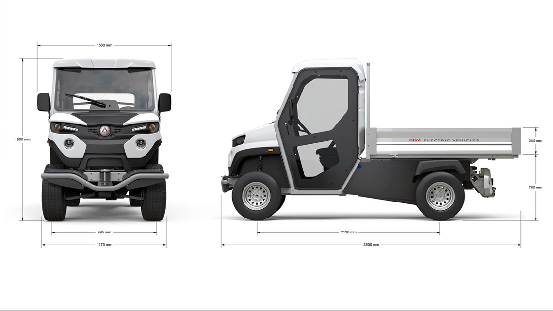 AMV Design ALKE ATX Electric Utility Vehicle UTV veicolo elettrico