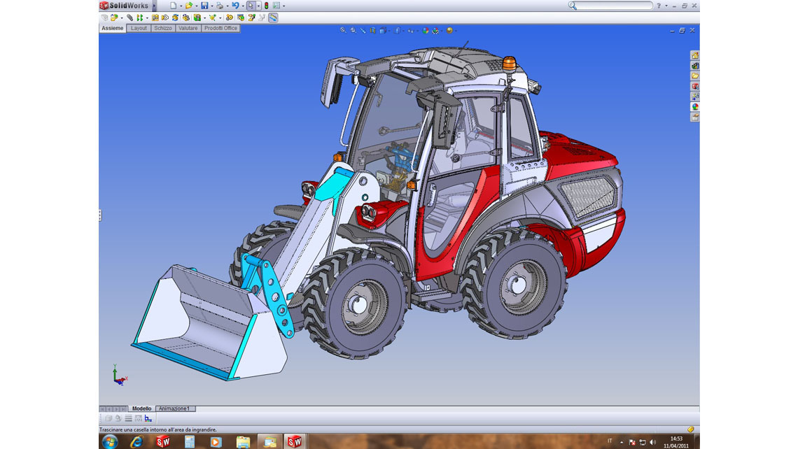 AMV Design CSF Q TRAK pale caricatrici