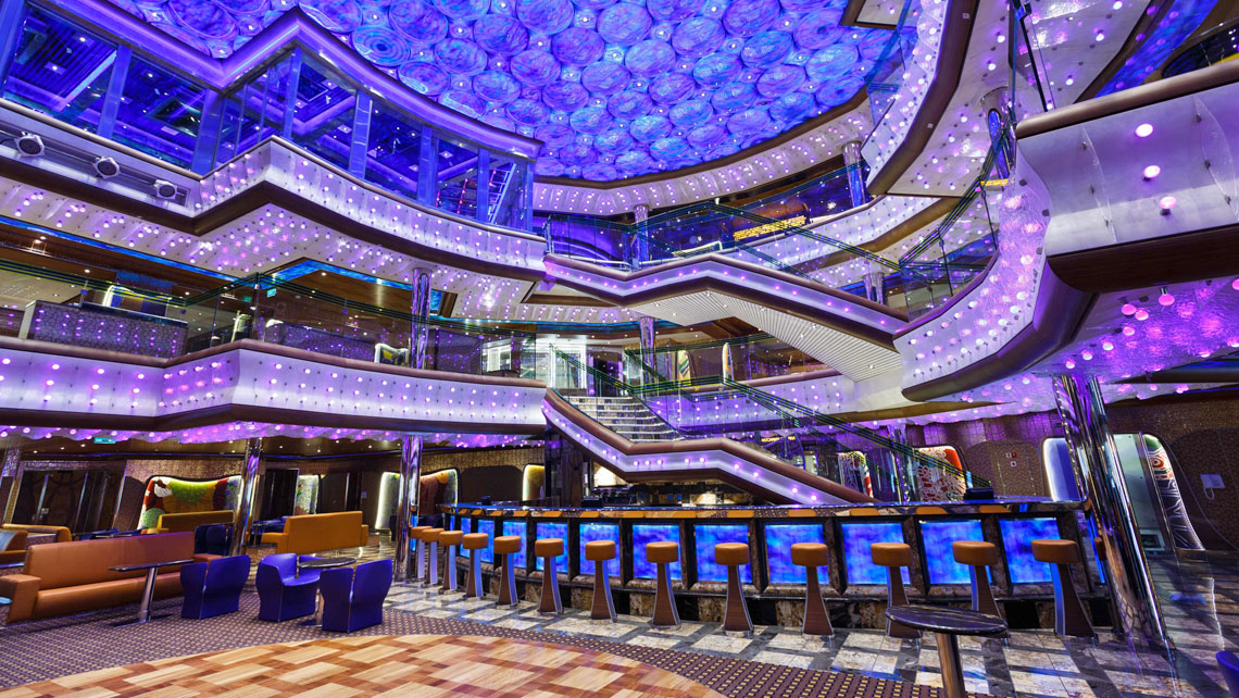 AMV Design - Costa Diadema Atrium - cruise ship interior design