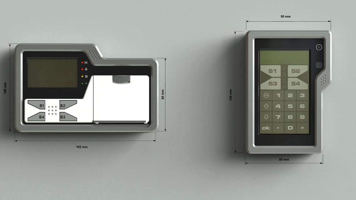 AMV Design - El.mo Elmo Tastiera Antintrusione Touch Screen