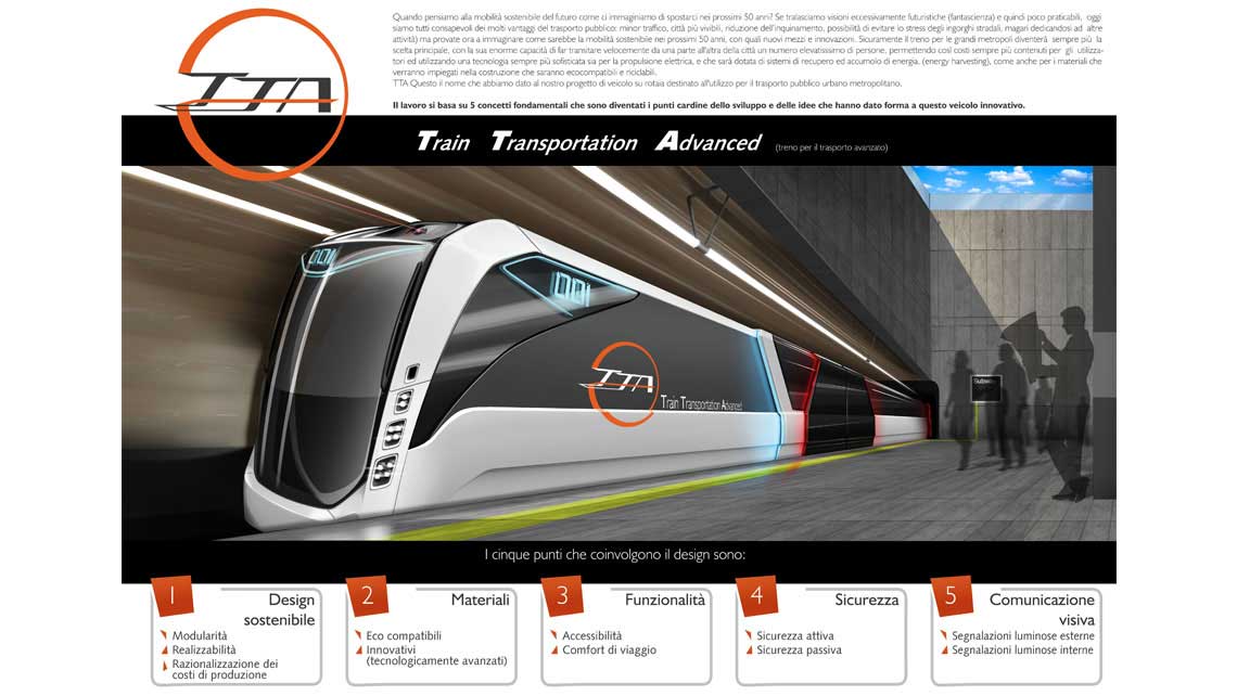 AMV Design - Treno Metropolitano Concept Lotusprize 2014 - Metropolitan Train - Train Design - Innotrans Berlin