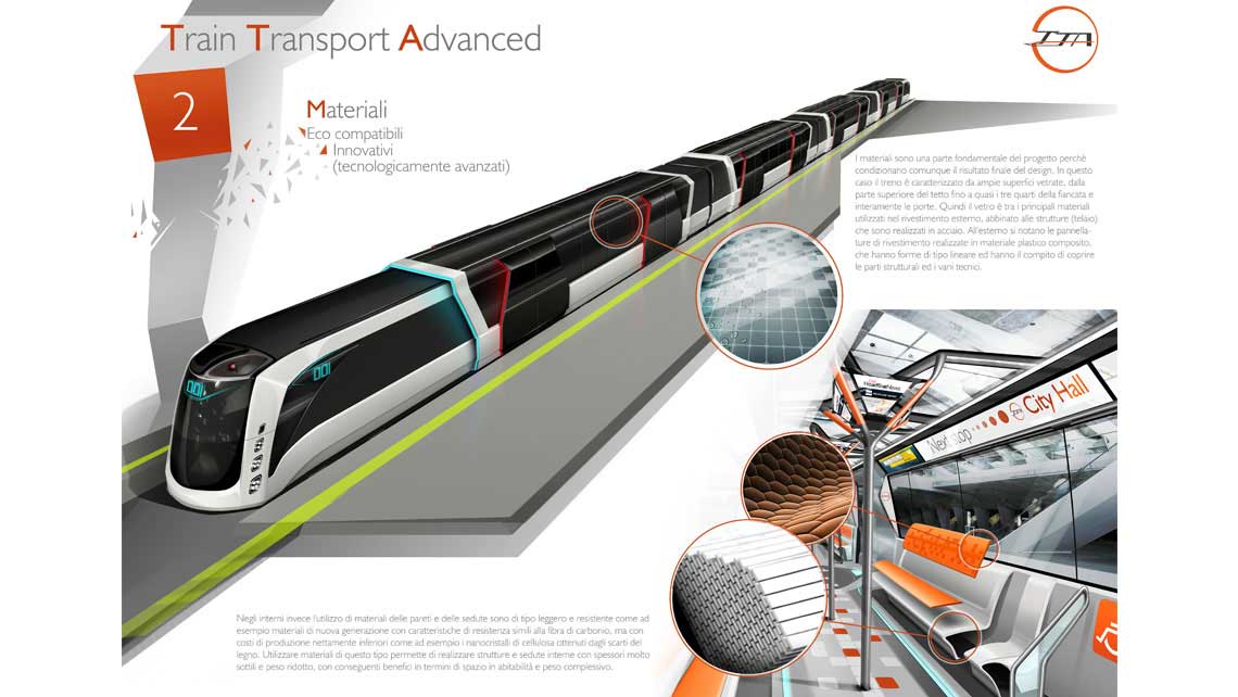 AMV Design - Treno Metropolitano Concept Lotusprize 2014 - Metropolitan Train - Train Design - Innotrans Berlin