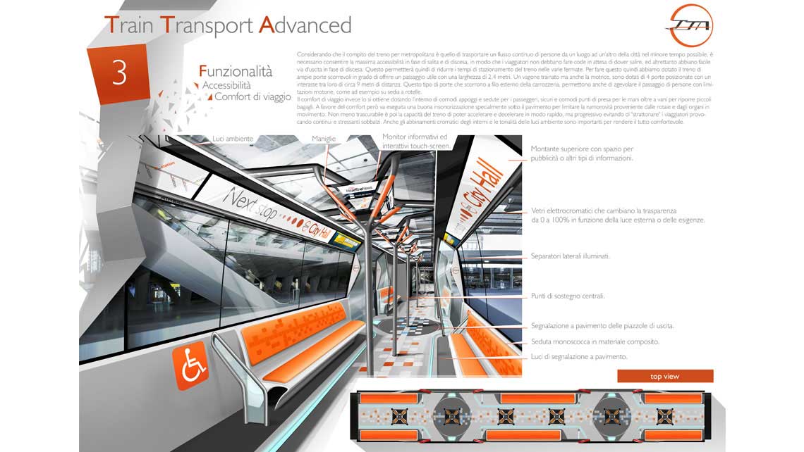 AMV Design - Treno Metropolitano Concept Lotusprize 2014 - Metropolitan Train - Train Design - Innotrans Berlin