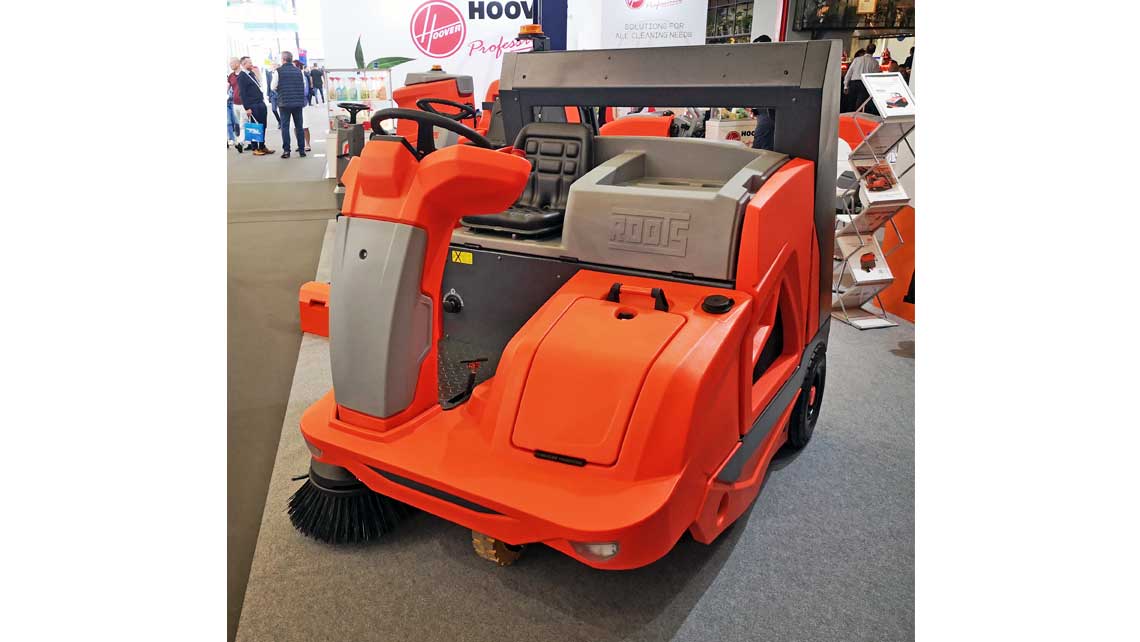 AMV Design - ROOTS MULTICLEAN LTD, spazzatrice uomo a bordo RB 120, Roots Scrub, pulizia industriale, industrial cleaning machine, sweeper