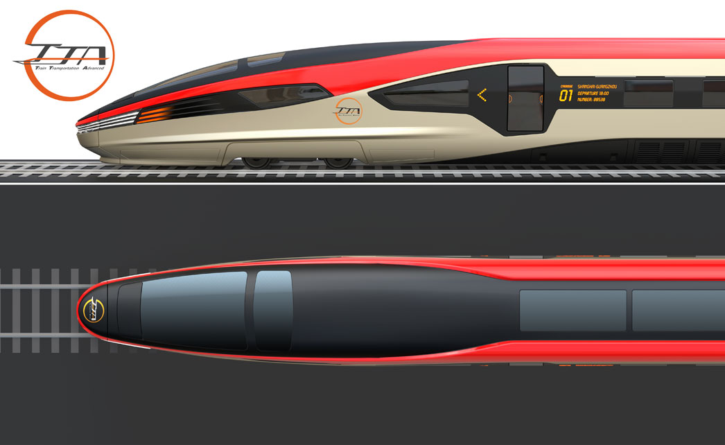 AMV Design - Treno Metropolitano Concept  - Metropolitan Train - Train Design - Innotrans Berlin - High-speed rail - high speed train - treno ad alta velocità - concept treno - treno design - locomotiva - trasporto su rotaia - treno fututistico