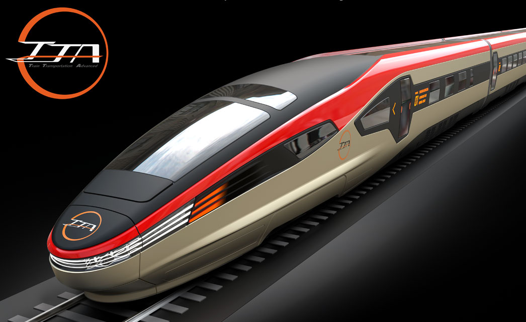 AMV Design - Treno Metropolitano Concept  - Metropolitan Train - Train Design - Innotrans Berlin - High-speed rail - high speed train - treno ad alta velocità - concept treno - treno design - locomotiva - trasporto su rotaia - treno fututistico