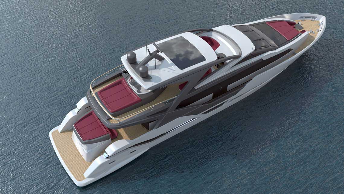 AMV Design Yacht concept of Mega Yacht 88' 128'