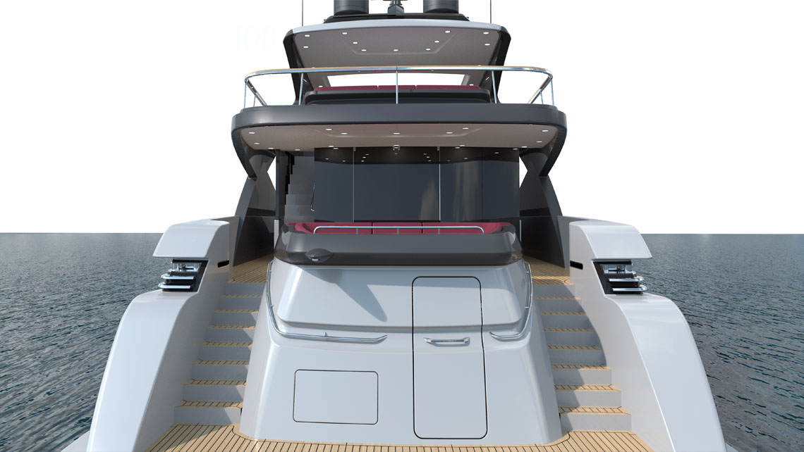 AMV Design Yacht concept of Mega Yacht 88' 128'