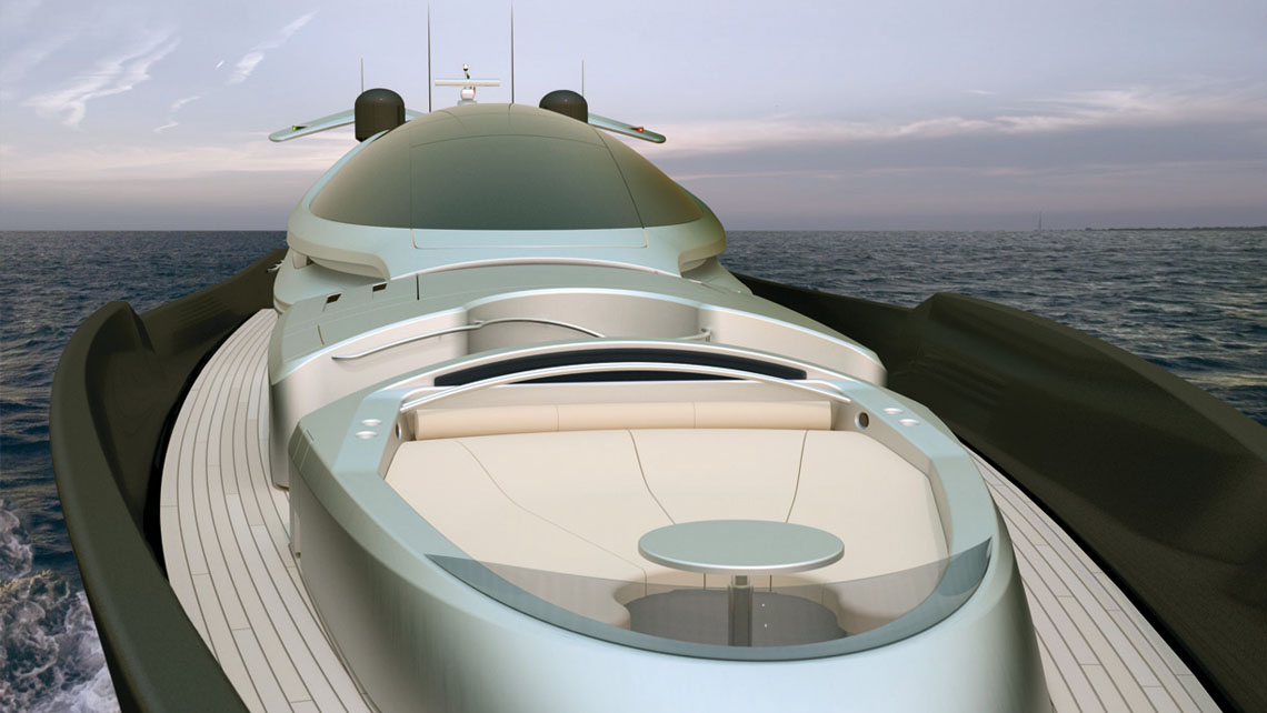 AMV Design Yacht concept of Super Yacht 125'