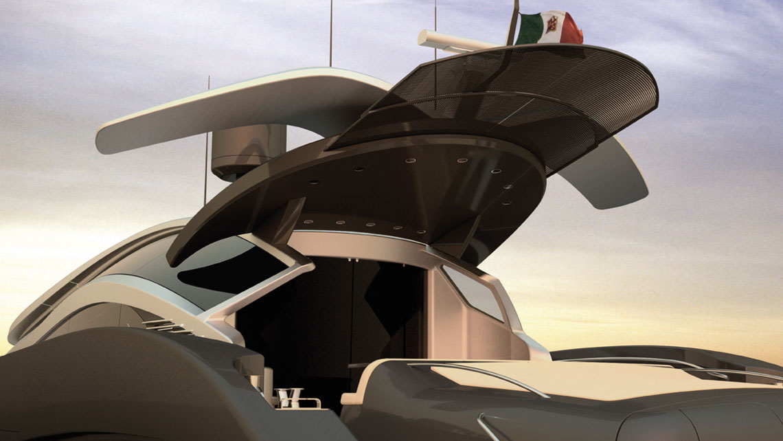AMV Design Yacht concept of Super Yacht 125'